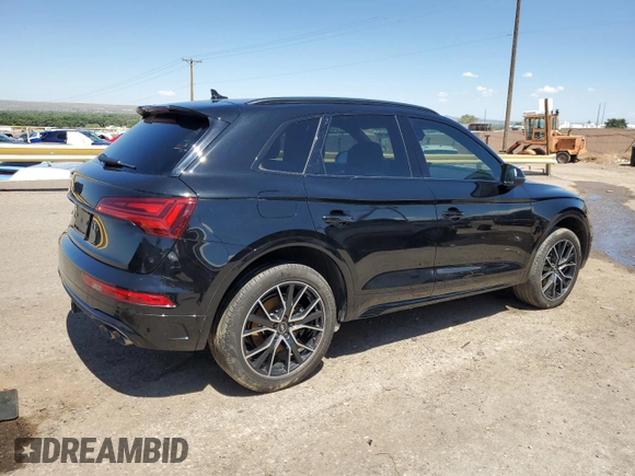 2023 Audi SQ5 Premium Plus with VIN WA1B4AFY9P2079953, listed as a Copart auction lot 61446414 with 37,100 mi miles and Salvage Title. Bid and sale history available at carsss.com. Image 3.