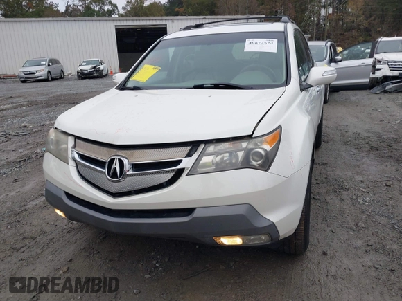 2009 Acura MDX with VIN 2HNYD28219H518971, listed as a IAAI auction lot 40872524 with 205,016 mi miles. Bid and sale history available at carsss.com. Image 12.