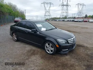 2011 Mercedes-Benz C-Class C 300 Sport with VIN WDDGF8BB2BR150013, listed as a IAAI auction lot 42079065 with 201,054 mi miles. Bid and sale history available at carsss.com. Image 1.
