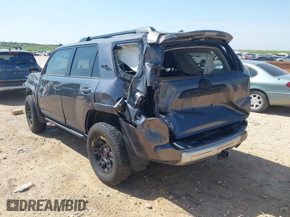 2023 Toyota 4Runner TRD Off Road Premium with VIN JTERU5JR1P6202743, listed as a IAAI auction lot 42021717 with 27,687 mi miles and . Bid and sale history available at DreamBid. Image 3.