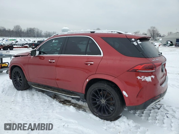 2022 Mercedes-Benz GLE 350 with VIN 4JGFB4KB5NA586900, listed as a Copart auction lot 44856935 with 57,953 mi miles and Salvage title. Bid and sale history available at DreamBid. Image 2.