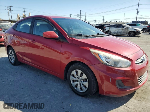 2017 Hyundai Accent SE with VIN KMHCT4AE5HU176676, listed as a Copart auction lot 53863575 with 109,432 mi miles and Salvage Title. Bid and sale history available at carsss.com. Image 4.