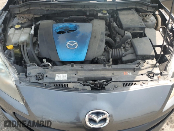 2013 Mazda 3 i Touring with VIN JM1BL1VPXD1835874, listed as a Copart auction lot 59709455 with 101,602 mi miles and Salvage title. Bid and sale history available at DreamBid. Image 11.