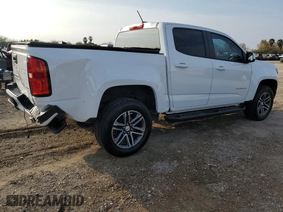 2021 Chevrolet Colorado 2WD Work Truck z VIN 1GCGSBEN9M1190602, wystawiony jako Copart lot #43215595 z przebiegiem 58 228 mil mil oraz Szkoda całkowita • Salvage title. Historia ofert i sprzedaży dostępna na DreamBid. Obrazek 3.