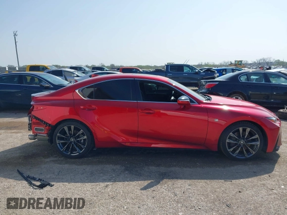 2023 Lexus IS 350 F Sport z VIN JTHGZ1B27P5059227, wystawiony jako IAAI lot #41904560 z przebiegiem 29 563 mil mil oraz . Historia ofert i sprzedaży dostępna na DreamBid. Obrazek 13.
