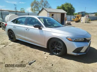 2024 Honda Civic Sedan Sport with VIN 2HGFE2F5XRH555929, listed as a Copart auction lot 52901035 with 30,471 mi miles and Salvage Title. Bid and sale history available at carsss.com. Image 4.