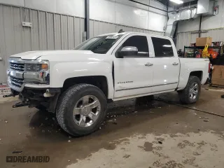 2017 Chevrolet Silverado 1500 LTZ with VIN 3GCUKSEJ7HG180903, listed as a Copart auction lot 43683605 with 169,085 mi miles and Salvage Title. Bid and sale history available at carsss.com. Image 1.