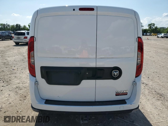 2022 Ram ProMaster City Cargo Tradesman with VIN ZFBHRFAB4N6W88040, listed as a Copart auction lot 54230685 with 58,248 mi miles and Non Repairable. Bid and sale history available at DreamBid. Image 6.