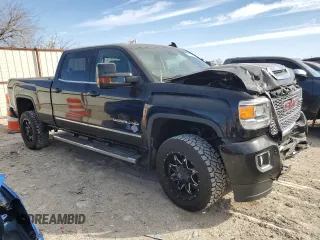 2019 GMC Sierra 2500HD Denali with VIN 1GT12SEY0KF155527, listed as a Copart auction lot 46819265 with 0 mi miles and Salvage Title. Bid and sale history available at carsss.com. Image 4.
