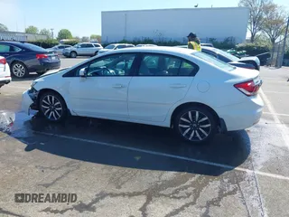 2015 Honda Civic Sedan EX-L with VIN 19XFB2F90FE025017, listed as a IAAI auction lot 41883776 with 98,314 mi miles. Bid and sale history available at carsss.com. Image 14.