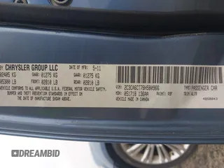 2011 Chrysler 300 with VIN 2C3CA6CT7BH580966, listed as a IAAI auction lot 41920247 with 167,991 mi miles. Bid and sale history available at carsss.com. Image 9.