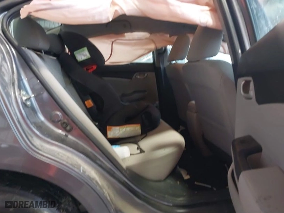 2015 Honda Civic Sedan LX with VIN 2HGFB2F55FH548939, listed as a IAAI auction lot 41592621 with 0 mi miles. Bid and sale history available at carsss.com. Image 8.