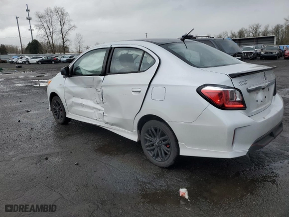 2024 Mitsubishi Mirage G4 ES with VIN ML32FUFJ0RHF06480, listed as a Copart auction lot 46890065 with 14,428 mi miles and Salvage Title. Bid and sale history available at carsss.com. Image 2.