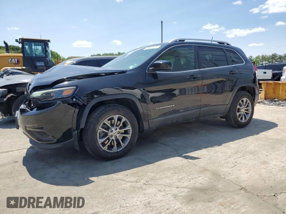 2019 Jeep Cherokee Latitude Plus with VIN 1C4PJMLBXKD233718, listed as a Copart auction lot 58933435 with 56,413 mi miles and Salvage title. Bid and sale history available at DreamBid. Image 1.