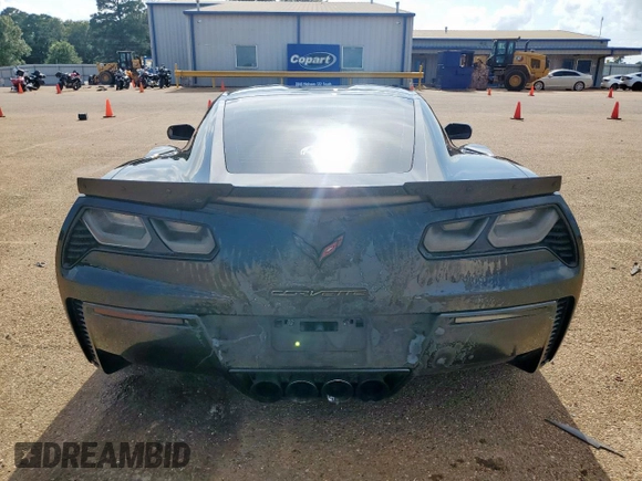2016 Chevrolet Corvette Z06 1LZ with VIN 1G1YP2D60G5612360, listed as a Copart auction lot 59606855 with 88,050 mi miles and Salvage title. Bid and sale history available at DreamBid. Image 6.
