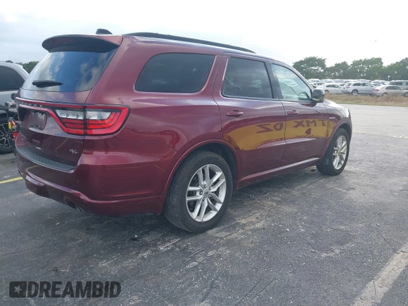 2024 Dodge Durango R/T Plus z VIN 1C4SDJCT1RC187866, wystawiony jako IAAI lot #41620255 z przebiegiem 23 790 mil mil oraz . Historia ofert i sprzedaży dostępna na DreamBid. Obrazek 4.