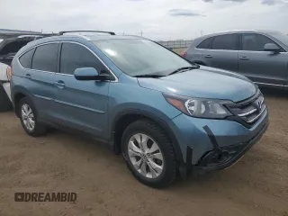 2014 Honda CR-V EX-L with VIN 5J6RM4H72EL009383, listed as a Copart auction lot 51200455 with 56,284 mi miles and Salvage Title. Bid and sale history available at carsss.com. Image 4.