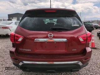 2018 Nissan Pathfinder S with VIN 5N1DR2MM4JC649716, listed as a Copart auction lot 63110105 with 69,966 mi miles and Salvage title. Bid and sale history available at DreamBid. Image 6.