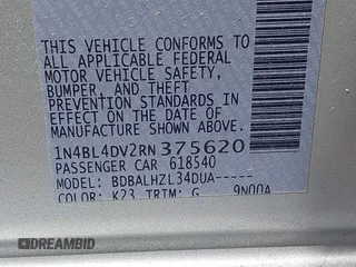 2024 Nissan Altima SV с VIN 1N4BL4DV2RN375620, выставлен на аукционе IAAI как лот 42526830 с пробегом 33 157 миль миль и . История ставок и продаж доступна на DreamBid. Изображение 9.