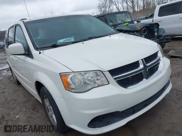 2012 Dodge Grand Caravan SXT with VIN 2C4RDGCG8CR294836, listed as a IAAI auction lot 41995385 with 184,475 mi miles and . Bid and sale history available at DreamBid. Image 1.
