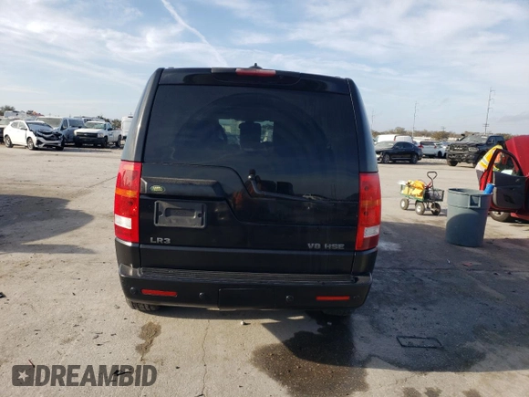 2006 Land Rover LR3 HSE with VIN SALAG25426A410768, listed as a Copart auction lot 42394805 with 146,038 mi miles and Salvage title. Bid and sale history available at DreamBid. Image 6.