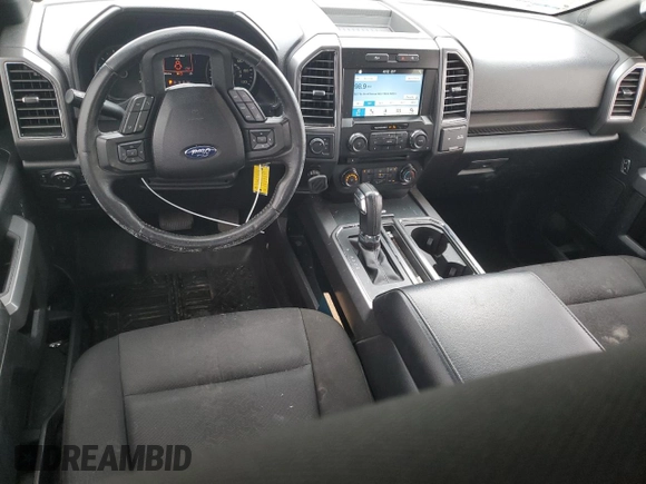 2018 Ford F-150 XL with VIN 1FTEW1EP8JFA61062, listed as a Copart auction lot 68439464 with 107,540 mi miles and Salvage Title. Bid and sale history available at carsss.com. Image 8.