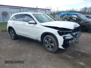 2019 Mercedes-Benz GLC 300 z VIN WDC0G4KB6KF640497, wystawiony jako IAAI lot #41931508 z przebiegiem 96 136 mil mil oraz . Historia ofert i sprzedaży dostępna na DreamBid. Obrazek 1.