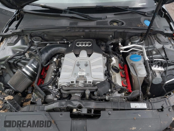 2015 Audi S4 Premium Plus with VIN WAUBGAFLXFA057138, listed as a IAAI auction lot 41191727 with 83,000 mi miles. Bid and sale history available at carsss.com. Image 10.