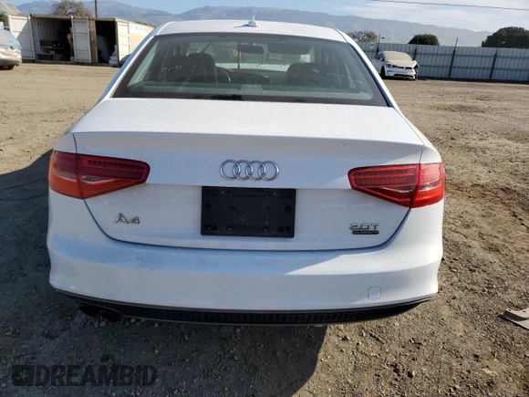2016 Audi A4 Premium with VIN WAUBFAFL1GN003756, listed as a Copart auction lot 46552575 with 78,220 mi miles and Salvage Title. Bid and sale history available at carsss.com. Image 6.