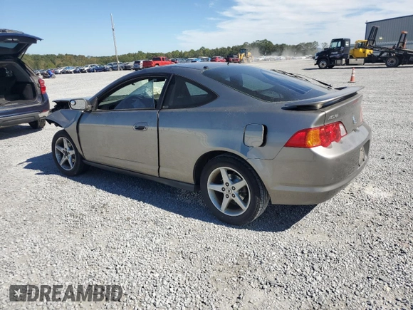 2002 Acura RSX Manual with VIN JH4DC53812C039395, listed as a Copart auction lot 75213704 with 151,150 mi miles and Salvage Title. Bid and sale history available at carsss.com. Image 2.