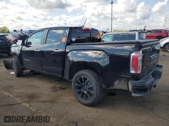 2022 GMC Canyon 4WD Denali with VIN 1GTG6EEN1N1130725, listed as a Copart auction lot 74003444 with 37,448 mi miles and Salvage Title. Bid and sale history available at carsss.com. Image 2.