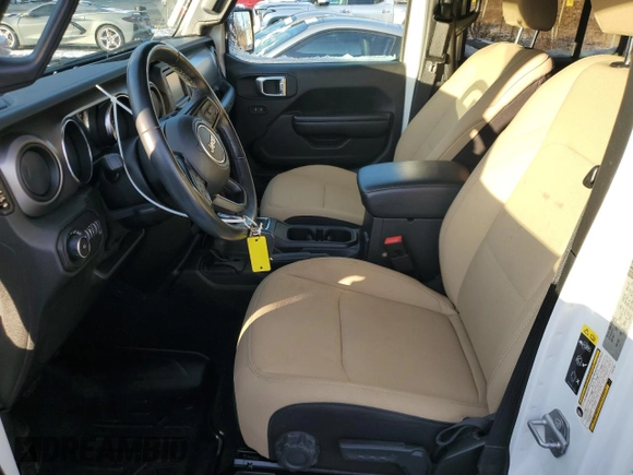 2020 Jeep Wrangler Unlimited Sport Altitude with VIN 1C4HJXDG0LW201057, listed as a Copart auction lot 86250234 with 38,237 mi miles and Salvage title. Bid and sale history available at DreamBid. Image 7.