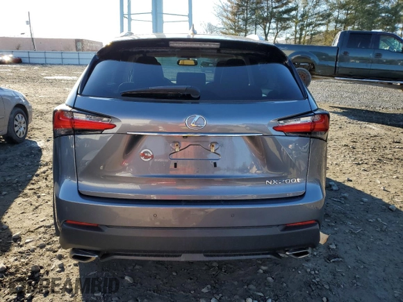 2015 Lexus NX 200t with VIN JTJBARBZ7F2011724, listed as a Copart auction lot 48762875 with 122,482 mi miles and Salvage Title. Bid and sale history available at DreamBid. Image 6.