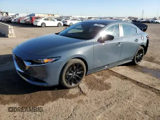 2025 Mazda 3 S Carbon Edition with VIN 3MZBPBCM7SM458520, listed as a Copart auction lot 44171065 with 2,214 mi miles and Clean Title. Bid and sale history available at DreamBid. Image 1.
