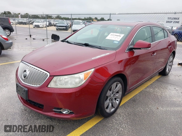 2010 Buick LaCrosse CXL with VIN 1G4GC5EG9AF170652, listed as a IAAI auction lot 41530096 with 189,485 mi miles. Bid and sale history available at carsss.com. Image 2.