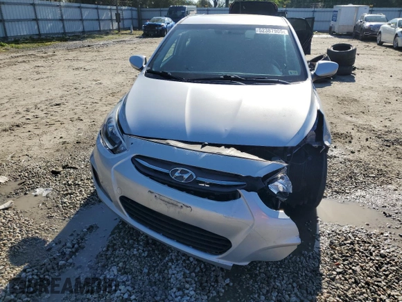 2017 Hyundai Accent SE with VIN KMHCT5AE6HU313159, listed as a Copart auction lot 52387905 with 108,036 mi miles and Salvage Title. Bid and sale history available at DreamBid. Image 5.