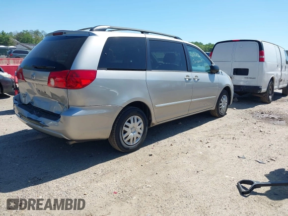 2006 Toyota Sienna CE with VIN 5TDZA23C86S581789, listed as a IAAI auction lot 42131496 with 140,252 mi miles. Bid and sale history available at carsss.com. Image 4.
