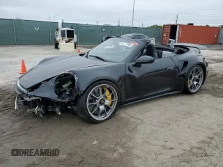 2023 Porsche 911 Turbo with VIN WP0CD2A93PS263575, listed as a Copart auction lot 41777665 with 0 mi miles and Salvage Title. Bid and sale history available at carsss.com. Image 1.