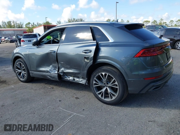 2021 Audi Q8 Premium Plus z VIN WA1EVAF15MD035056, wystawiony jako IAAI lot #41534412 z przebiegiem 65 579 mil mil oraz . Historia ofert i sprzedaży dostępna na DreamBid. Obrazek 12.