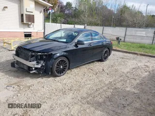 2016 Mercedes-Benz CLA with VIN WDDSJ4EB4GN313644, listed as a IAAI auction lot 41876273 with 113,847 mi miles. Bid and sale history available at carsss.com. Image 2.