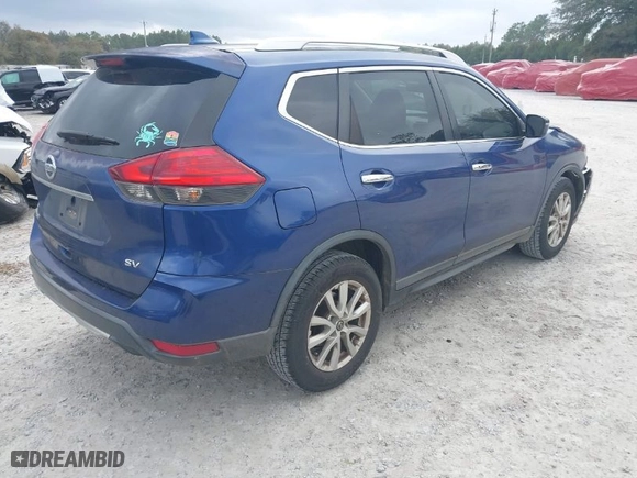 2017 Nissan Rogue SV with VIN KNMAT2MT6HP510531, listed as a IAAI auction lot 41475988 with 128346 miles. Bid and sale history available at carsss.com. Image 4.