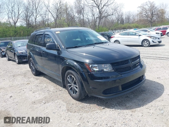 2018 Dodge Journey SE with VIN 3C4PDCAB7JT529454, listed as a IAAI auction lot 42066676 with 89,404 mi miles and . Bid and sale history available at carsss.com. Image 1.