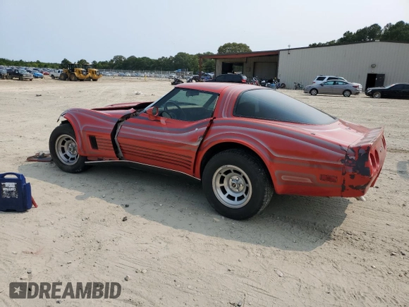 1980 Chevrolet Corvette with VIN 1Z878AS403224, listed as a Copart auction lot 59128755 with 486,848 mi miles and Salvage title. Bid and sale history available at DreamBid. Image 2.