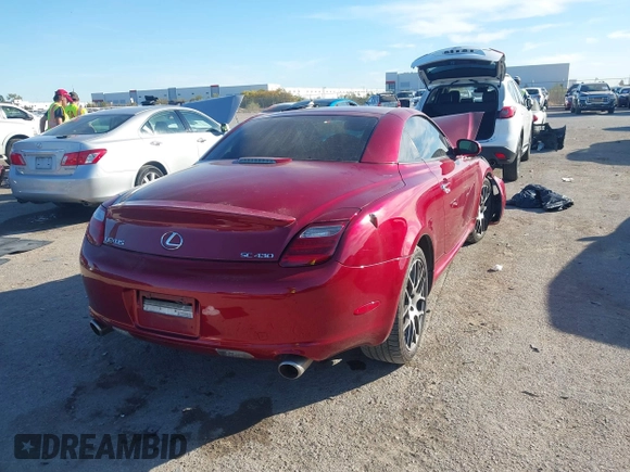 2007 Lexus SC 430 with VIN JTHFN45Y079015152, listed as a IAAI auction lot 40929966 with 70,618 mi miles and . Bid and sale history available at DreamBid. Image 4.