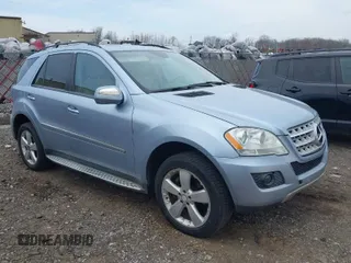 2009 Mercedes-Benz M 3.5L with VIN 4JGBB86E09A500148, listed as a IAAI auction lot 42034250 with 104,451 mi miles and . Bid and sale history available at carsss.com. Image 1.