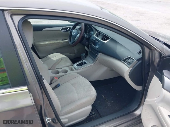 2015 Nissan Sentra S with VIN 3N1AB7APXFY257607, listed as a IAAI auction lot 42092433 with 90,157 mi miles. Bid and sale history available at carsss.com. Image 5.