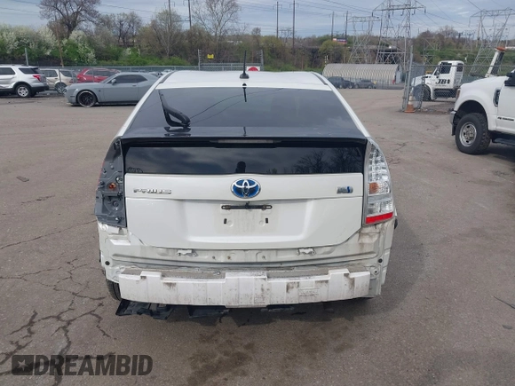 2011 Toyota Prius I with VIN JTDKN3DU3B0266401, listed as a IAAI auction lot 41951276 with 222,102 mi miles and . Bid and sale history available at DreamBid. Image 16.