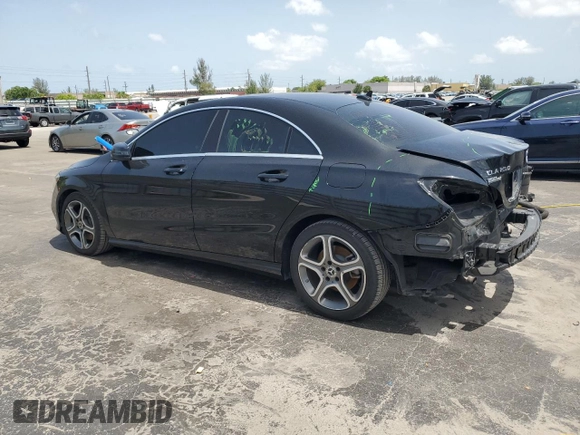 2018 Mercedes-Benz CLA 250 с VIN WDDSJ4EB8JN685558, выставлен на аукционе Copart как лот 59924175 с пробегом 84 104 миль миль и Списание • Salvage title. История ставок и продаж доступна на DreamBid. Изображение 2.