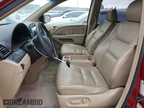 2005 Honda Odyssey EX-L with VIN 5FNRL386X5B413304, listed as a Copart auction lot 45020465 with 210,394 mi miles and Clean Title. Bid and sale history available at carsss.com. Image 7.