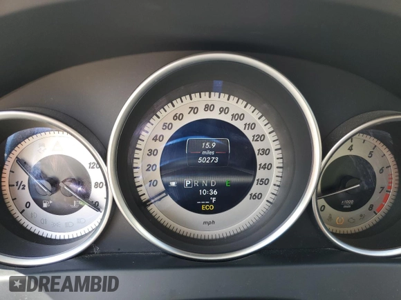 2013 Mercedes-Benz C 350 Sport with VIN WDDGF5HB2DA879863, listed as a Copart auction lot 52865914 with 50,273 mi miles and Clean Title. Bid and sale history available at DreamBid. Image 9.